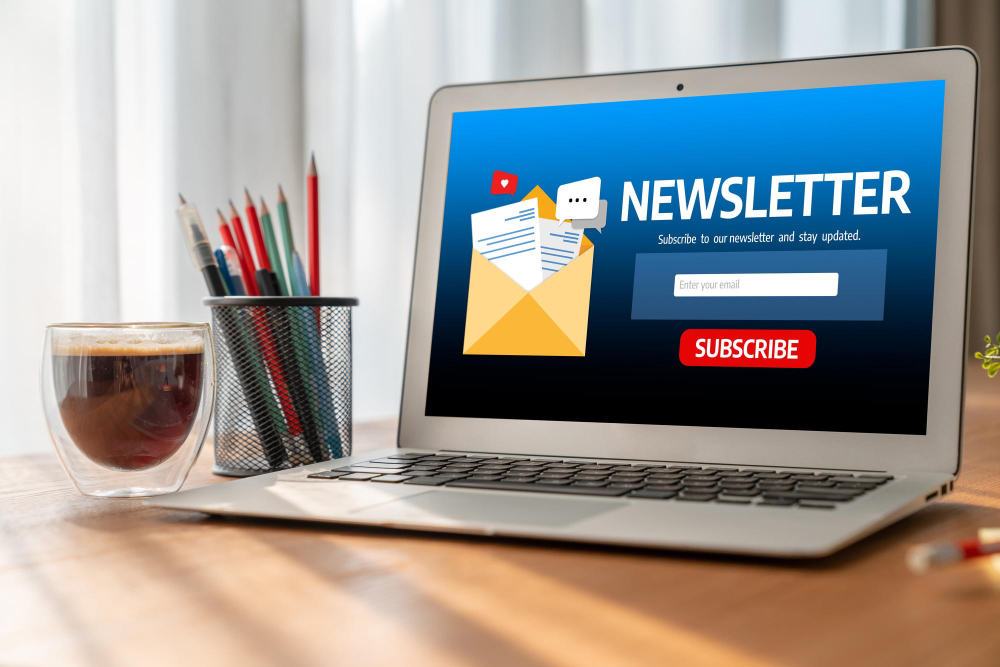 Newsletter on computer