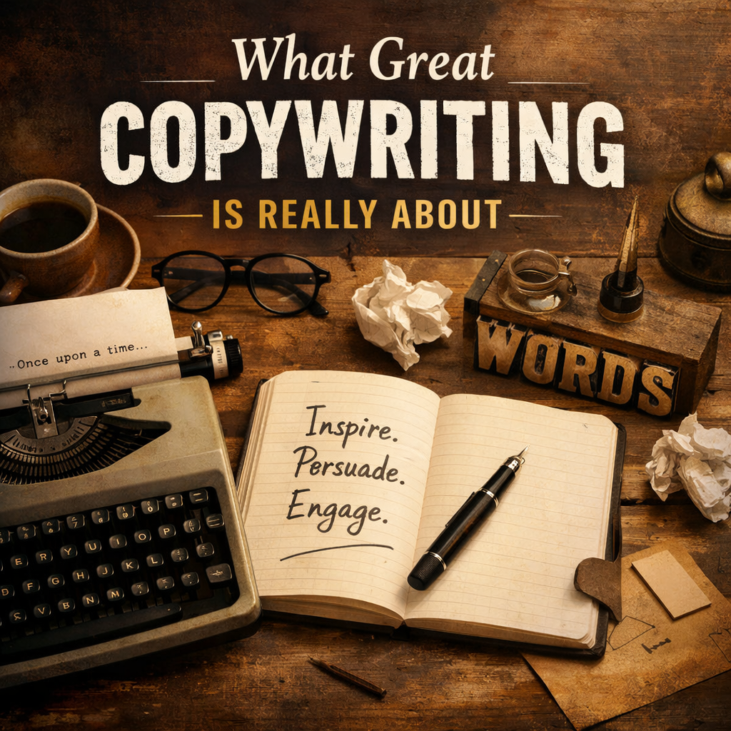Vintage tools of the copywriter's craft